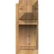 Ekena Millwork Imperial Rough Sawn Craftsman Outlooker, Western Red Cedar, 8"W x 18"D x 18"H OUT08X18X18IMP04RWR - alternate 4
